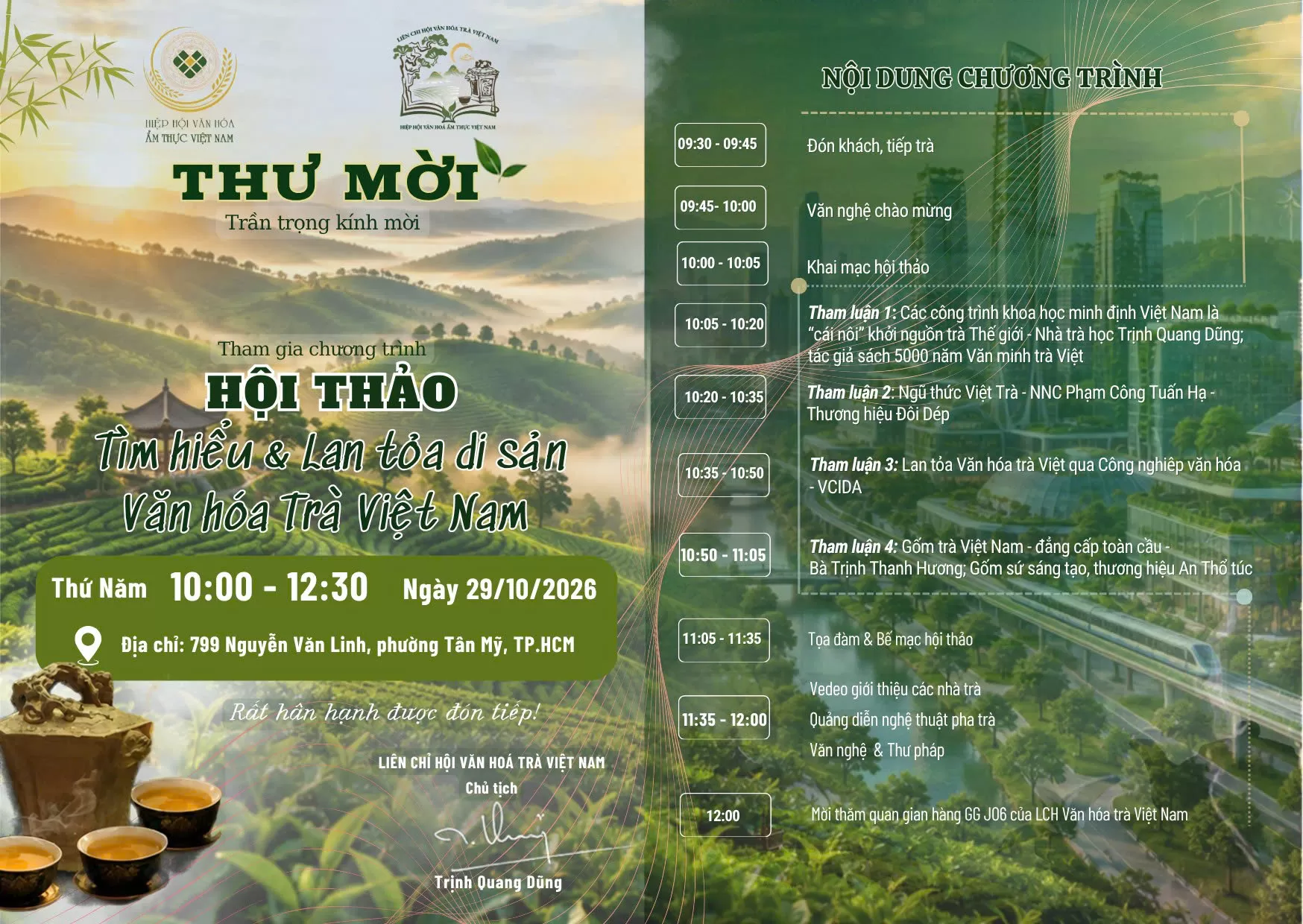 Hội thảo “Tìm hiểu & Lan tỏa Di sản Văn hóa Trà Việt Nam”: Kết nối di sản với công nghiệp văn hóa và sáng tạo