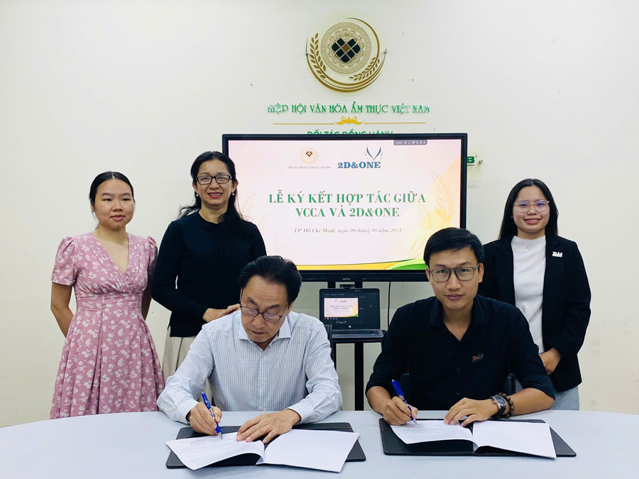LỄ KÝ KẾT HỢP TÁC GIỮA VCCA VÀ 2D&ONE