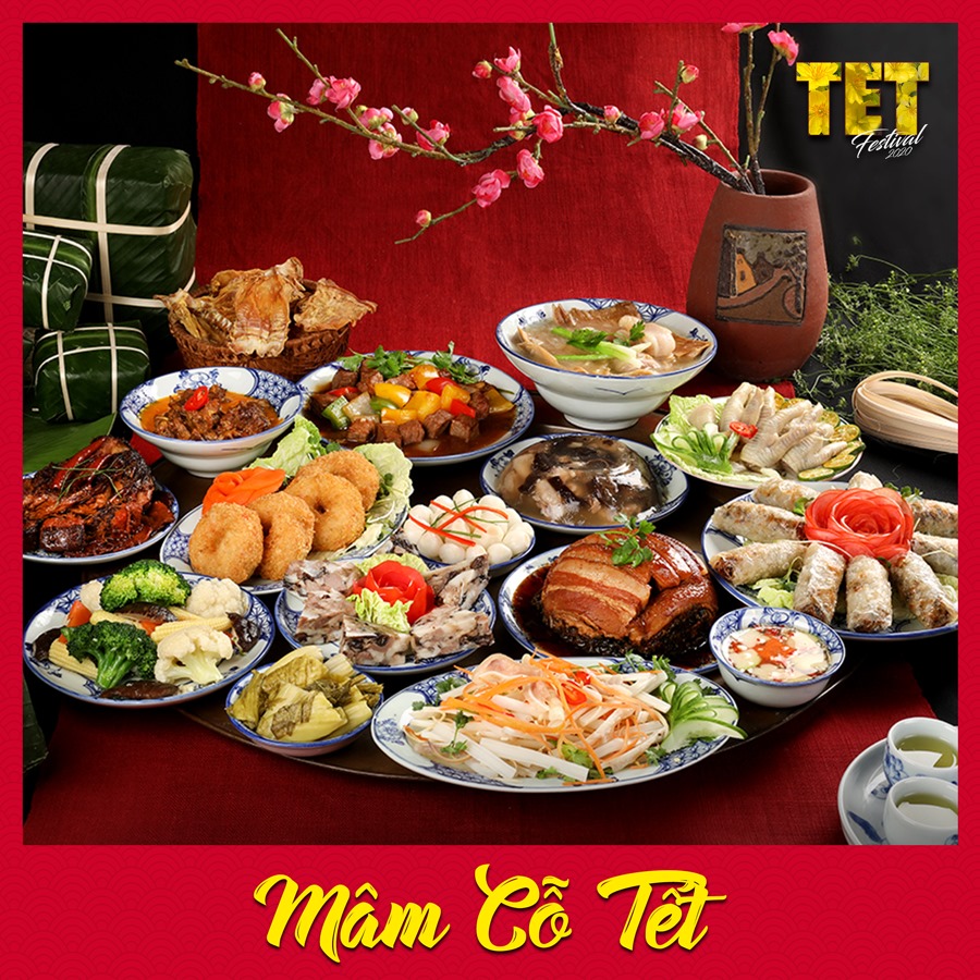 TẾT ĐỦ ĐẦY BÊN MÂM CỖ TRUYỀN THỐNG TẠI LỄ HỘI TẾT VIỆT 2020