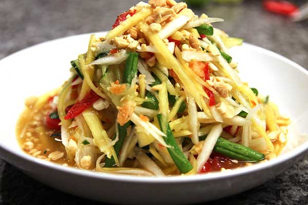 Som tam - món ngon đường phố Thái Lan