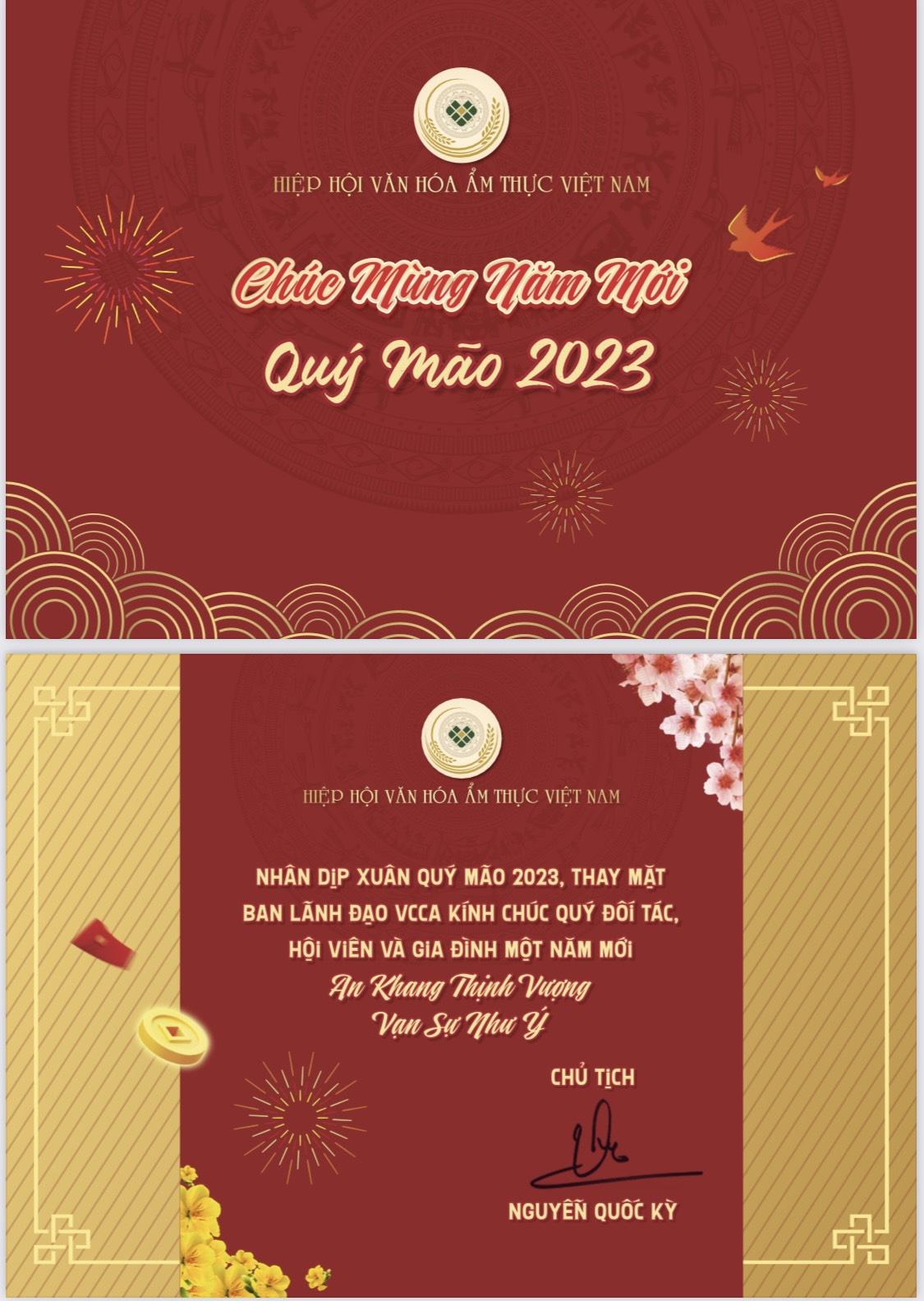 THƯ CHÚC TẾT 2023