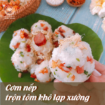 CÔNG THỨC CƠM NẾP CHO BỮA SÁNG ĐỦ CHẤT