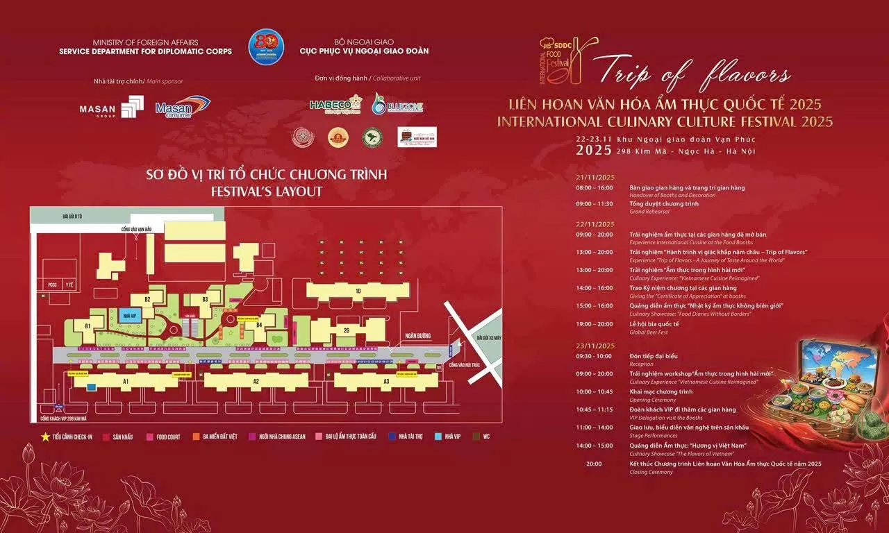 Liên hoan Văn hóa Ẩm thực Quốc tế 2025