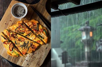 Ở HÀN QUỐC, NGƯỜI TA CÒN CÓ CẢ MỘT MÓN ĂN DÀNH RIÊNG CHO TRỜI MƯA